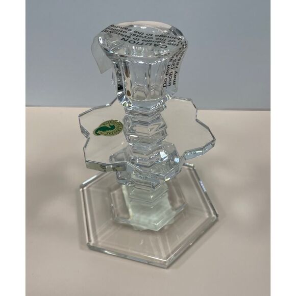 Waterford Paradisio Crystal Candlestick. - Picture 2 of 7